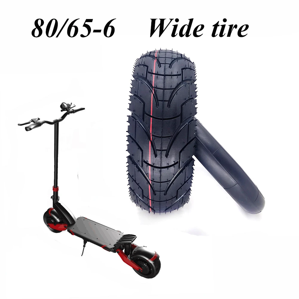 80/65-6 Tire for 10 Inch Folding Electric Scooter ZERO 10X Dualtron KUGOO M4 Thickened Widened 10x3.0 Tyre Inner Tube