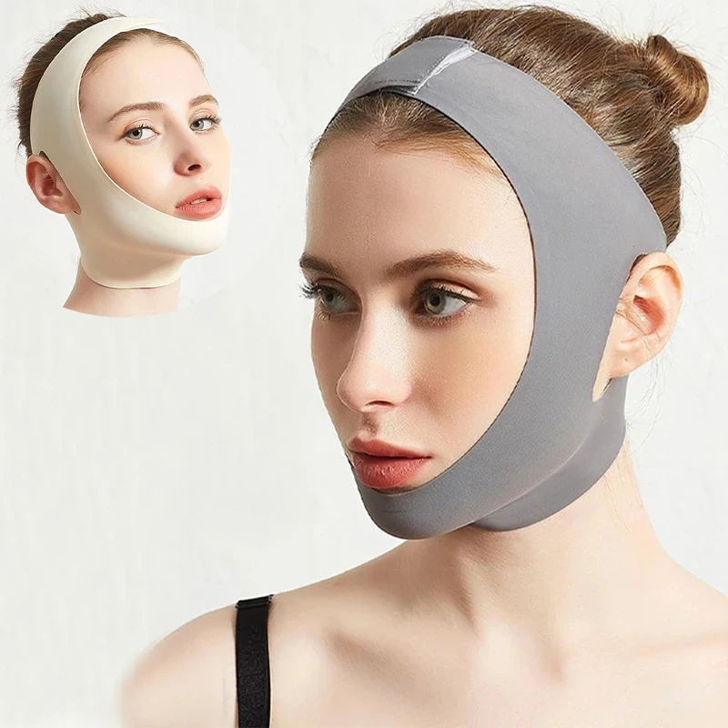 Face V Shaper Facial Slimming Bandage Relaxation Lift Up Belt Shape Lift Reduce Double Chin Face Thining Band Face Massage Tool