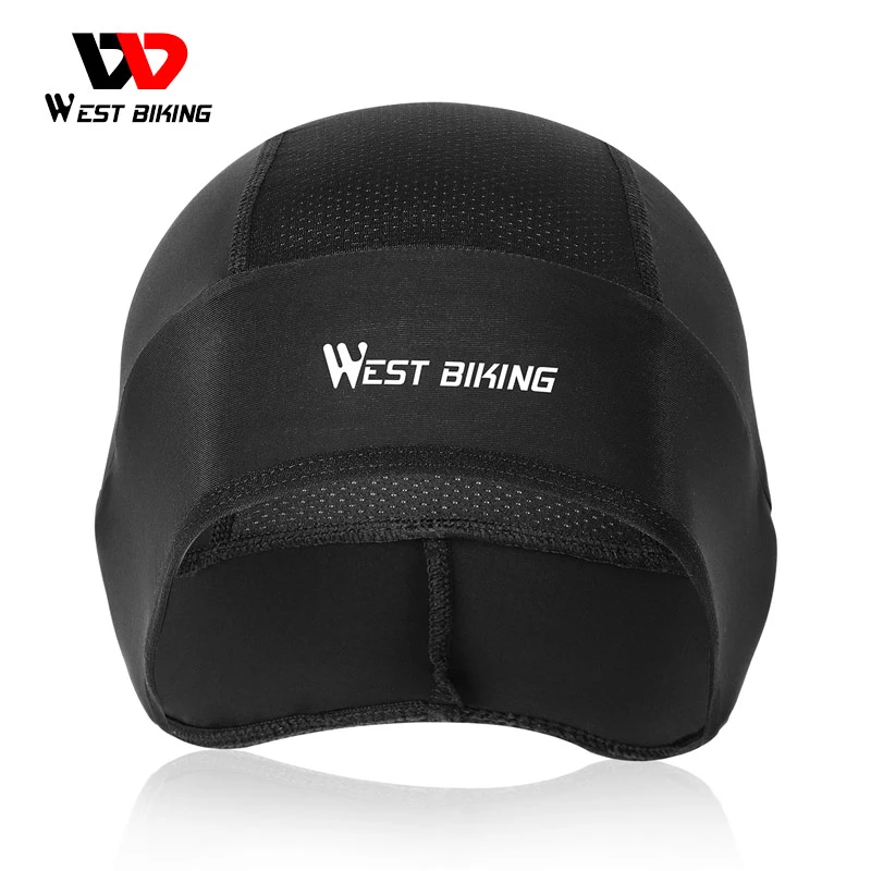 WEST BIKING Cycling Caps Winter Windproof Bike Hats Fleece Thermal Helmet Liner Men Women Outdoor Running Skiing Bicycle Caps