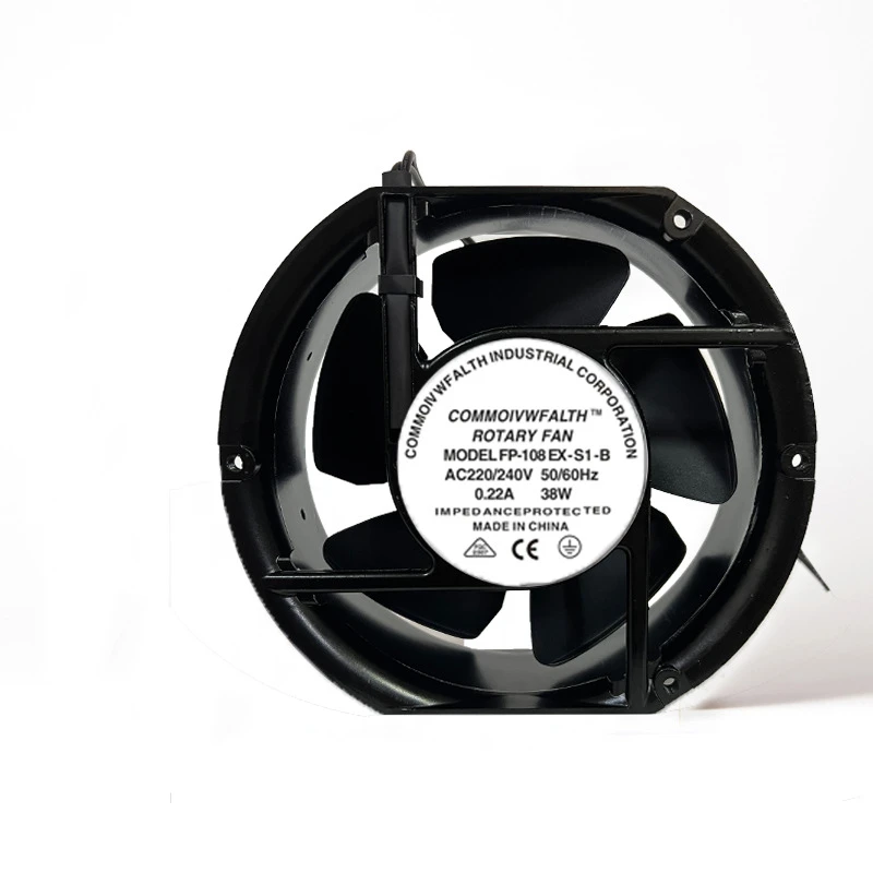 Axial Fan FP-108EX-S1-B 220V 38W Dual Bearing Cooling Fan Oval 172x150x51mm
