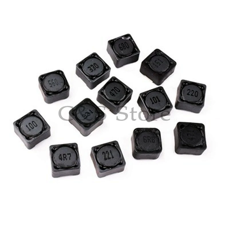 10pcs 12*12*7mm Power Inductance CD127R Shielded inductor SMD power inductor 4.7UH 6.8UH 10UH 15UH 22UH 33UH 47UH 68UH 100UH