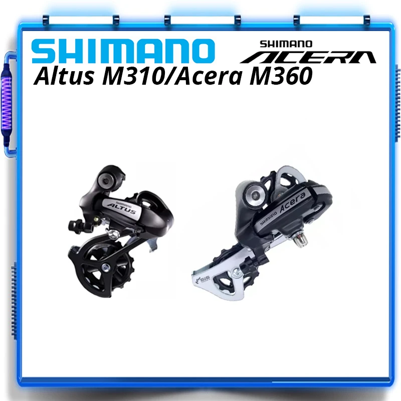 SHIMANO Altus M310 RD-M310 Acera RD-M360 M360 Rear Derailleu 7/8 speed RD-M310 8v 8s mountain bicycle 7s 7v MTB 3x7S 3x8S