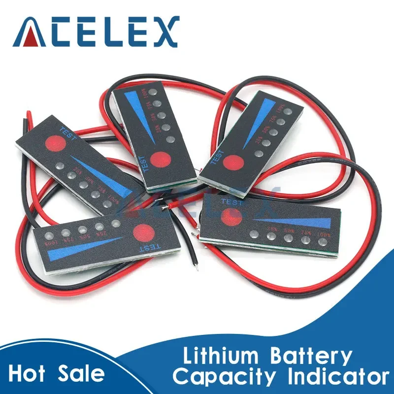 Battery Level Indicator 18650 Lipo Lithium Capacity Tester Meter 1S 2S 3S 4S 5S 6S 7S 12V 24V 36V 48V Module Electronic DIY Kit