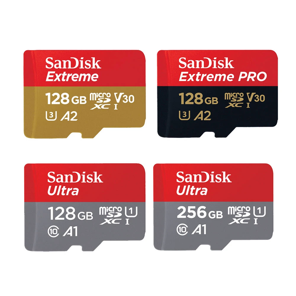 SanDisk Memory Card Micro SD 128GB 200GB 256GB 64GB 32GB 16GB Class 10 UHS-1 SDHC/SDXC Max 100M/s TF Trans Flash Mikro Card