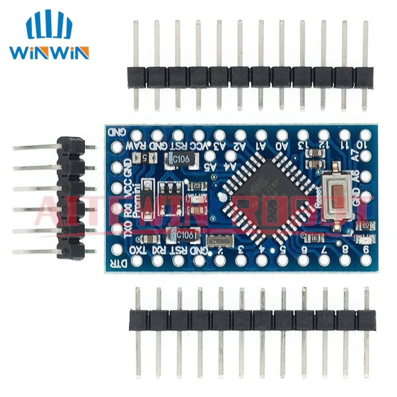 Pro Mini 328 Mini 3.3V/8M 5V/16M ATMEGA328 ATMEGA328P-AU 3.3V/8MHz 5V/16MHZ for Arduino