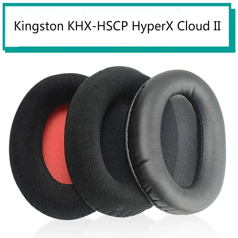 High Quality Headset Foam Cushion Replacement Earpads for Kingston HSCD KHX-HSCP Hyperx Cloud II  Soft Protein Sponge Cover