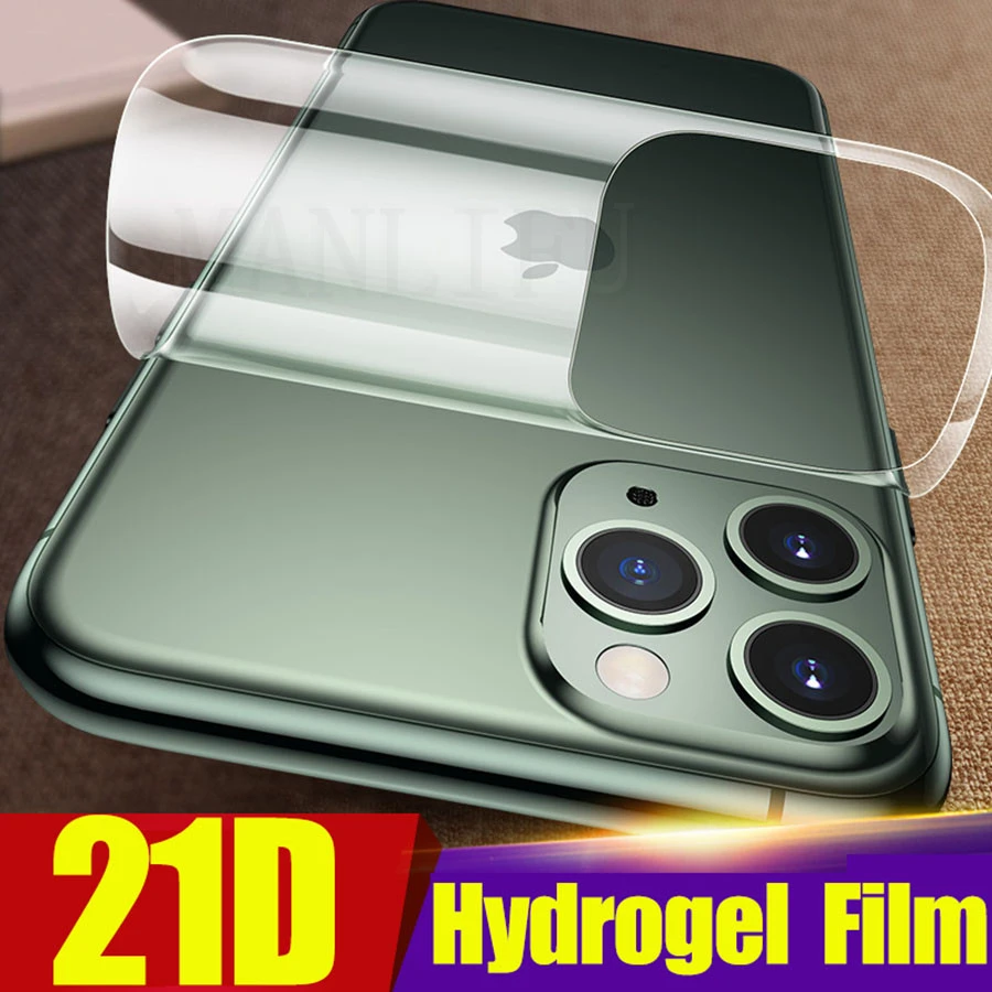 Soft Silicone TPU Hydrogel Film For apple iPhone 11 12 13 Pro XS Max XR iphone 12 mini 7 8 6 Plus SE Protective Screen Protector