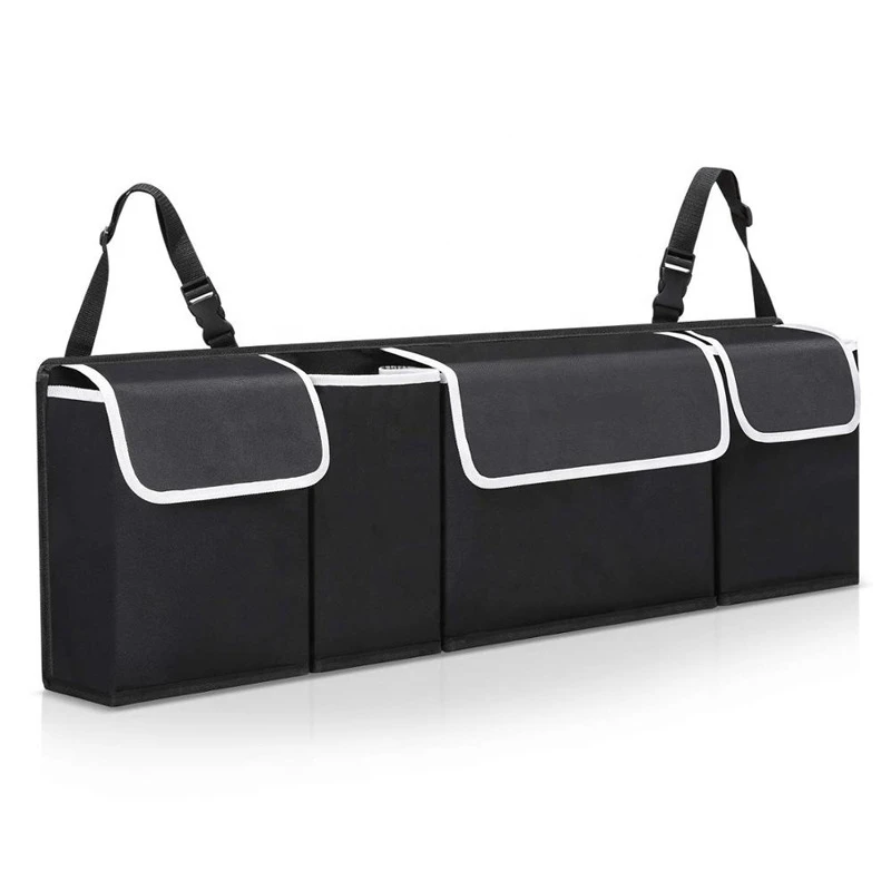 Large Capacity Car Trunk Organizer Oxford Universal Back Seat Storage Bag Auto Stowing Tidying Auto Interior Accessories Supplie