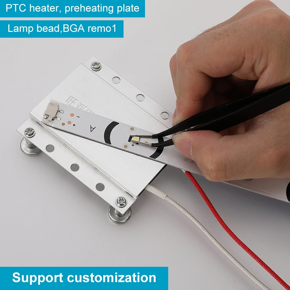 LED Remover Heating Soldering Chip Demolition Welding BGA Station PTC Split Plate 220v 110v 270w 250 Degree