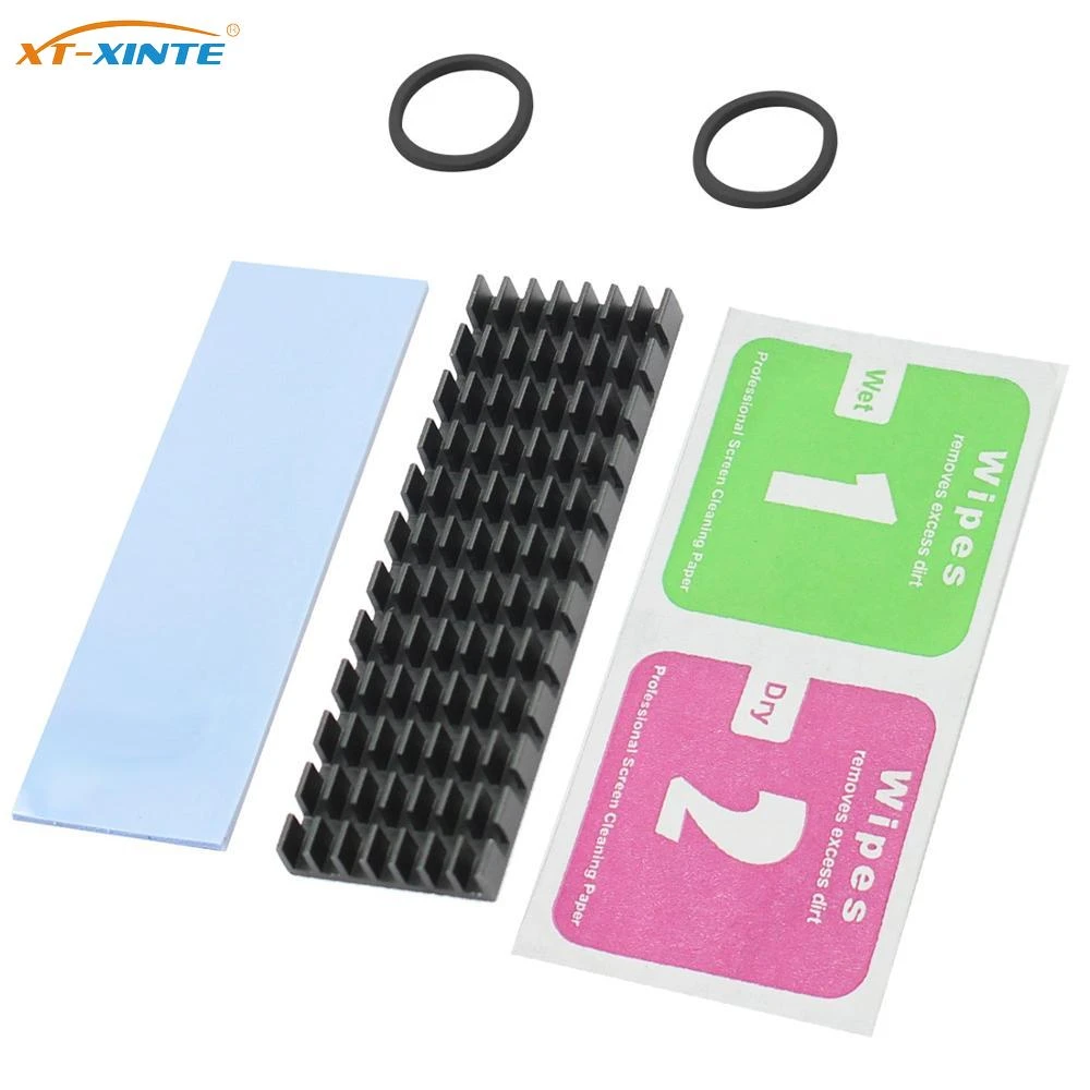 Heatsink Heat Dissipation Radiator M.2 Cooling Heat Sink Heat Thermal Pads for NVME NGFF M.2 2280 PCI-E SSD