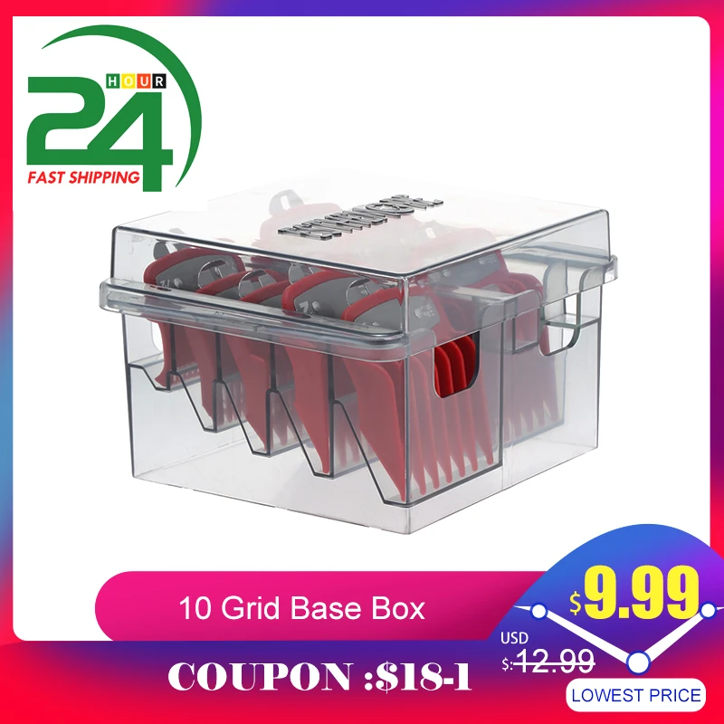 Box For Universal Hair Clipper Organizer Storage Case Rack Clipper Comb Holder Hair Styling Tool Barber Accessories