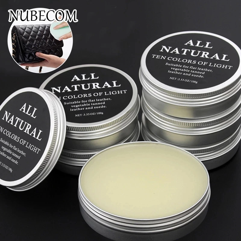30ml/100ml Mink Oil Cream For Leather Shoes Bags Leather Care Cream Practical Leather Maintenance Cream Leathercraft Accessories