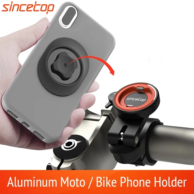 Universal Motorcycle Bike Mobile Phone Holder Bicycle Moto Aluminum Quick Mount Stand Mountain Bike Handlebar Bracket for Harley