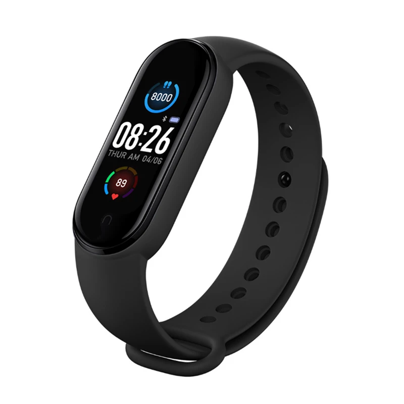 M5 Smart Band Men Women Watch Heart Rate Blood Pressure Sleep Monitor Pedometer Bluetooth-compatible Connection for IOS Android