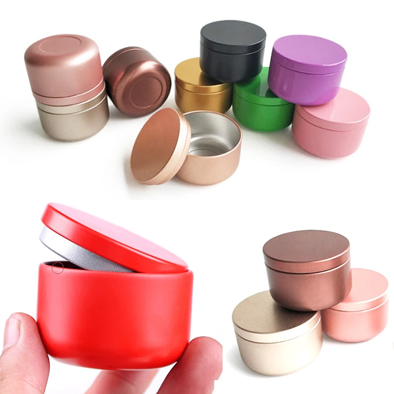 1pcs/bag  30ml Mini Tin Storage Metal Box small iron pot sealed pot for Coffee Tea Candy Storage accessiories  Container Cans