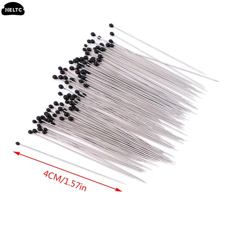 100 PCS Nsect Pins Specimen Needle Stainless Steel With Plastic Box For School Lab Entomology Body Dissection Insect Needle