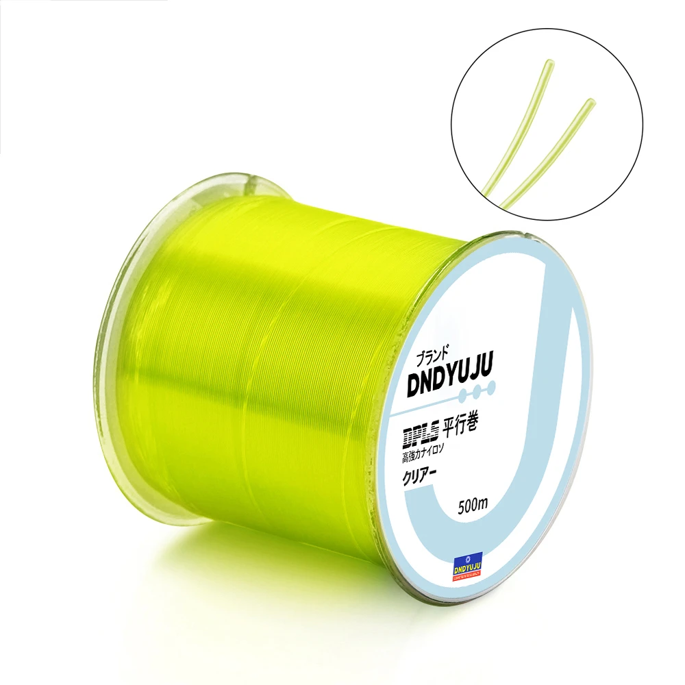 500M Nylon Fishing Lines Japanese Durable Monofilament Rock Sea Fishing Lines Thread Bulk Spool All Size 0.4 To 8.0