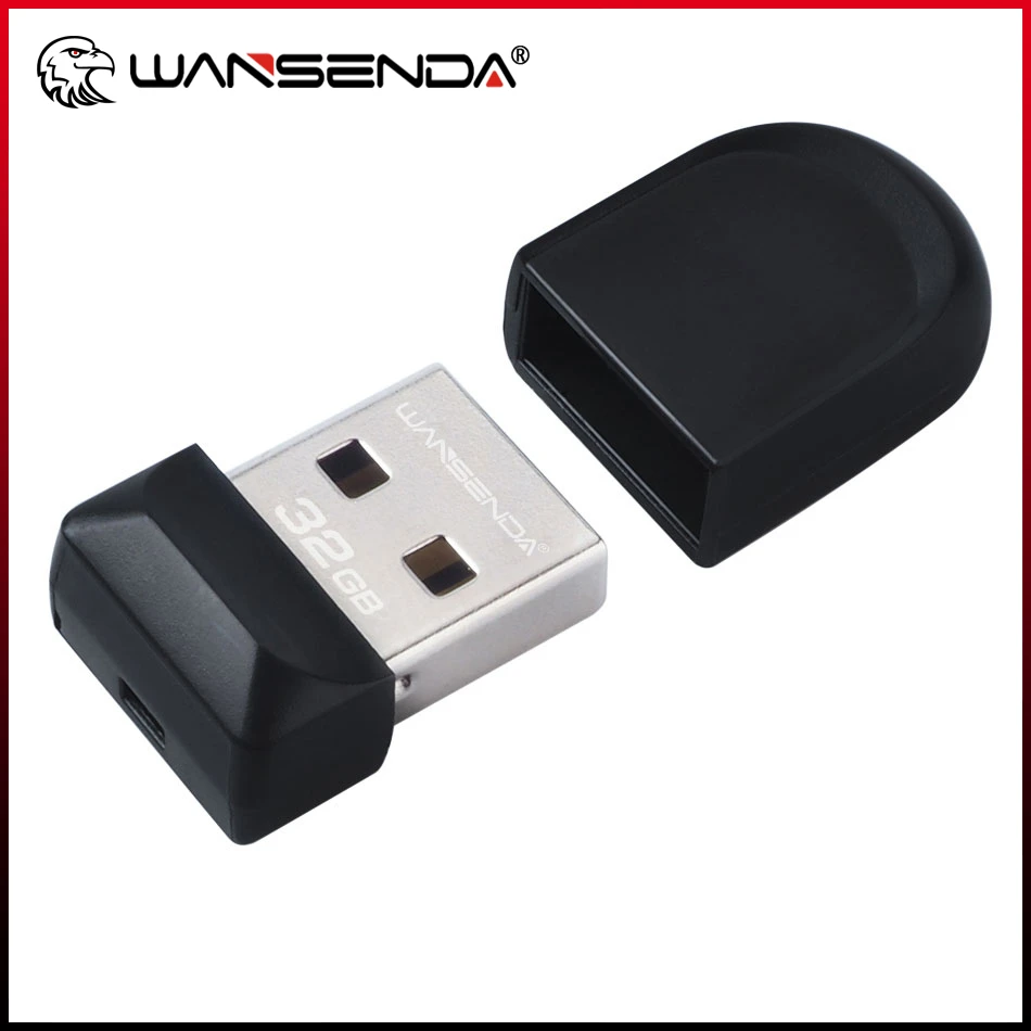 WANSENDA Super Mini USB Flash Drive Waterproof Pen Drive 64GB 32GB 16GB 8GB 4GB Thumbdrive Pendrive USB 2.0 Memory Stick