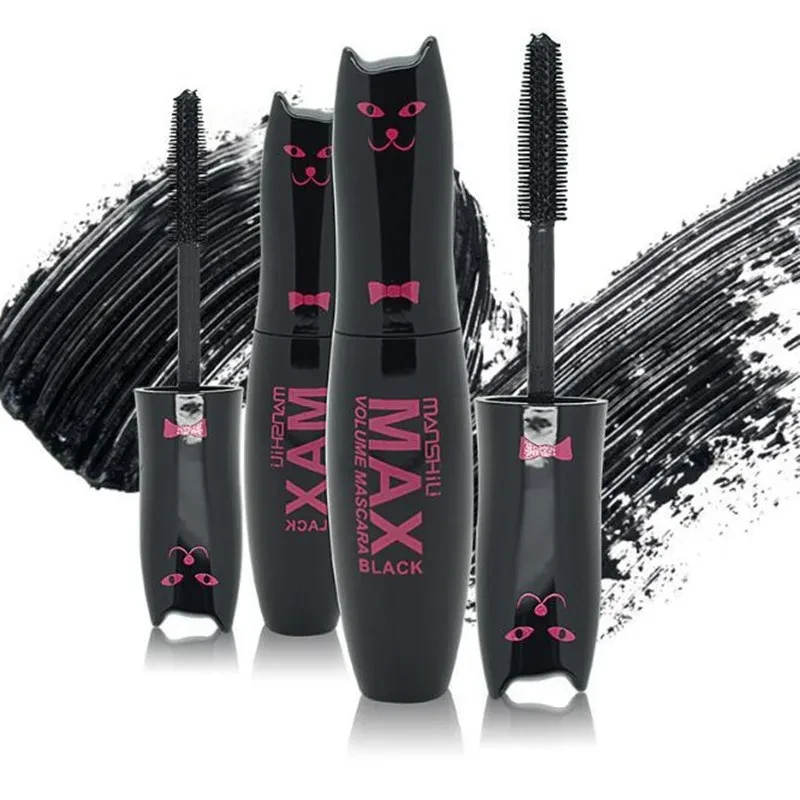 Original Max Volume Mascara Black Water-proof Curling And Thick Eye Eyelashes Makeup 4d Fiber Lash Mascara