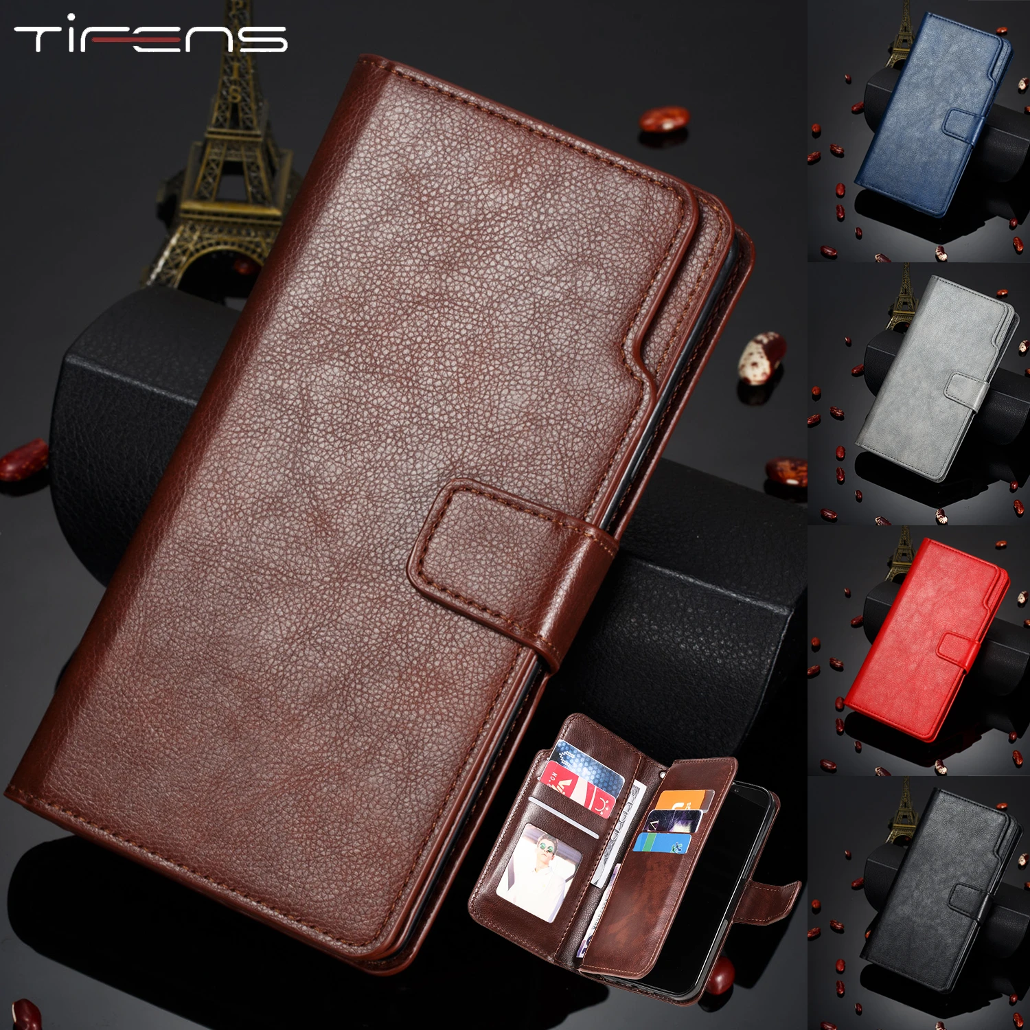 Luxury Leather Case For Samsung Galaxy S21 S20 FE S10 E S9 Note 10 20 Ultra Plus A81 A91 Flip Wallet Card Holder Magnetic Cover