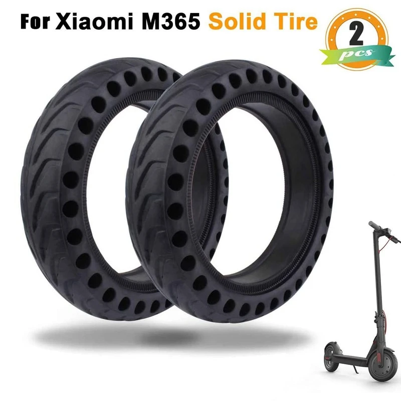 Durable Tire for Xiaomi Mijia M365 MI Scooter Tyre Solid Hole Tires Shock Absorber Non-Pneumatic Tyre Damping Rubber Tyres Wheel