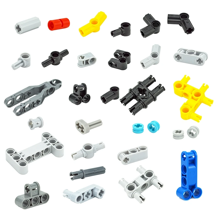 DIY Technical Parts Axle Pin Connectors Building Blocks 32034 32015 32014 2853 3713 57515 14720 87082 MOC Bricks Educational Toy