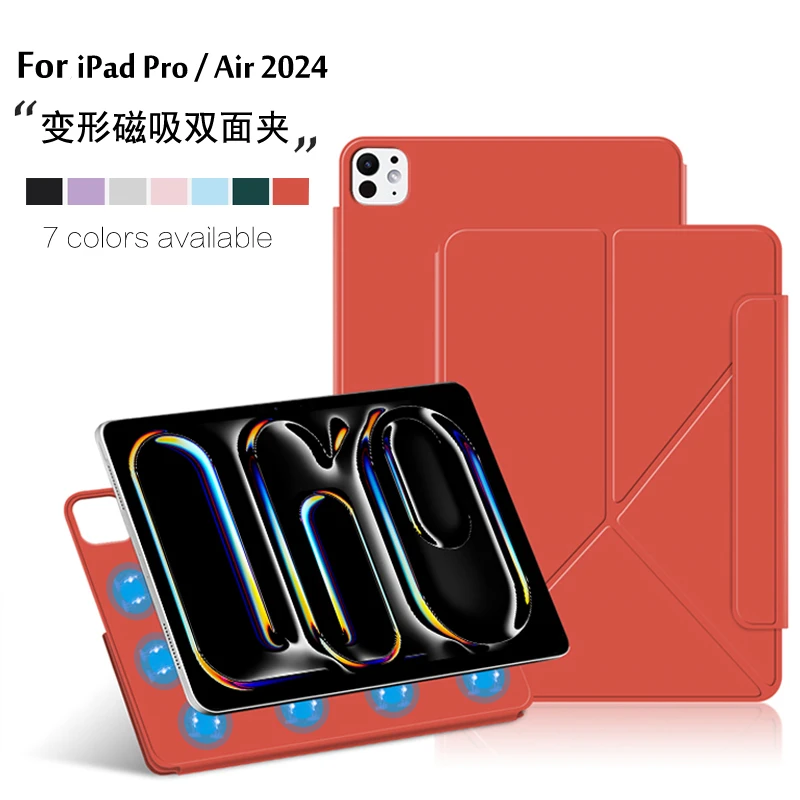 Case For iPad Mini 6 Pro 12.9 4th 5th Generation 2020 Magnetic Smart Cases For iPad Pro 11 2th 3th 2021 Cover with Pencil Holder