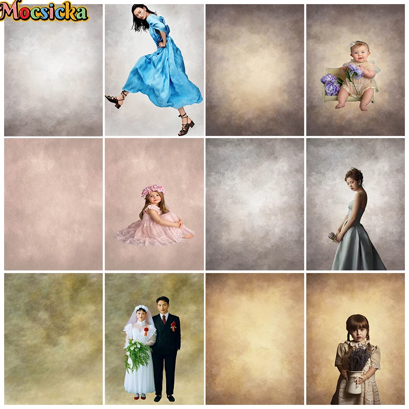 Newborn Kids Abstract Texture Backdrop for Photography Light Color Old Master Background for Photographic Studio Art Photocall