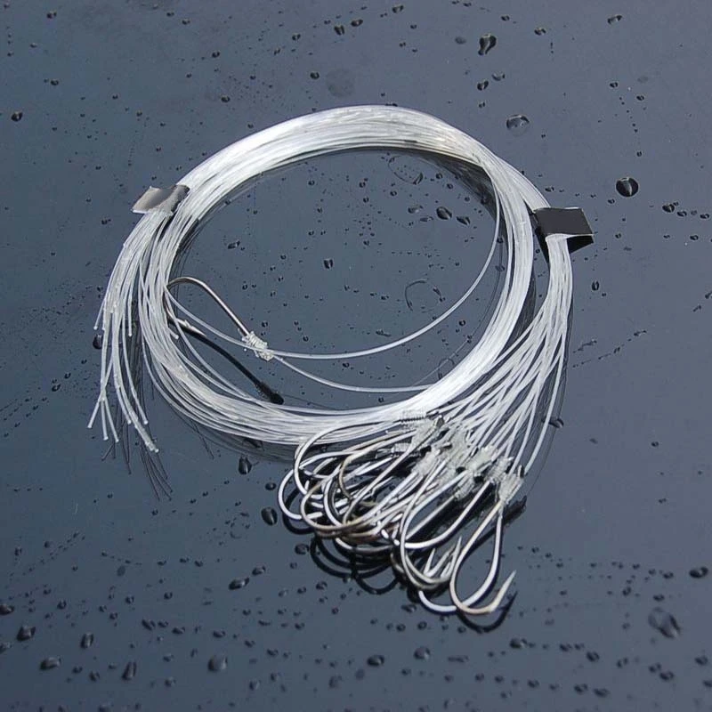 28pcs Fishing Hook with Fishing Line High Carbon Steel 7-16# Barbed Hooks Pesca Tackle Accessories