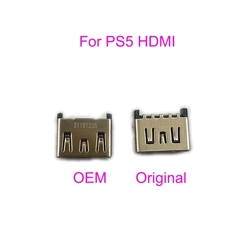 6PCS  Replacement For PS5 HDMI-compatible Port Socket Interface Connector For Sony PlayStation 5