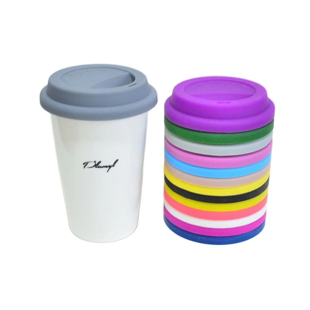 Eco-Friend silicone lids for mugs(without mugs)Dustproof lids for Ceramic Coffee Mugs drinking cup lids different diameter lids