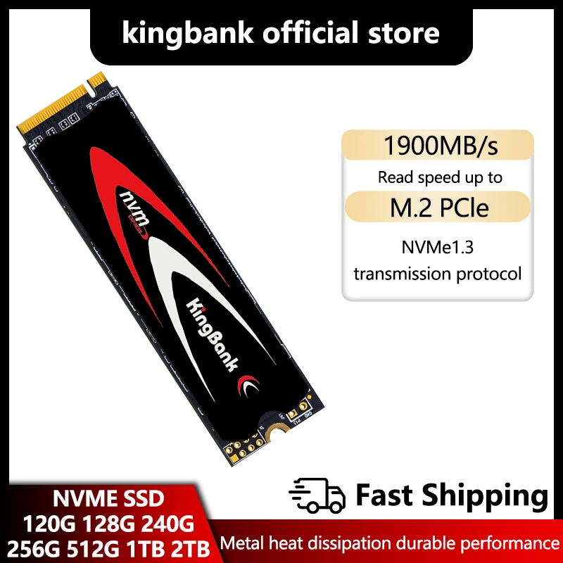 KingBank SSD m2 NVME SSD 1TB 512GB 256GB 128GB M.2 SSD PCIE nvme Internal Solid State Drives Hard Disk Laptop Desktop MSI Asrock