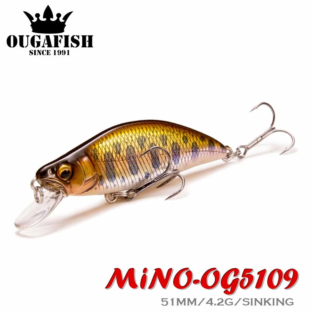 Fishing Accessories Lures Minnow Weights 4G 4.6cm Sinking Mino Isca Artificial Bait Pesca Wobblers For Blackfish Leurre Tackle