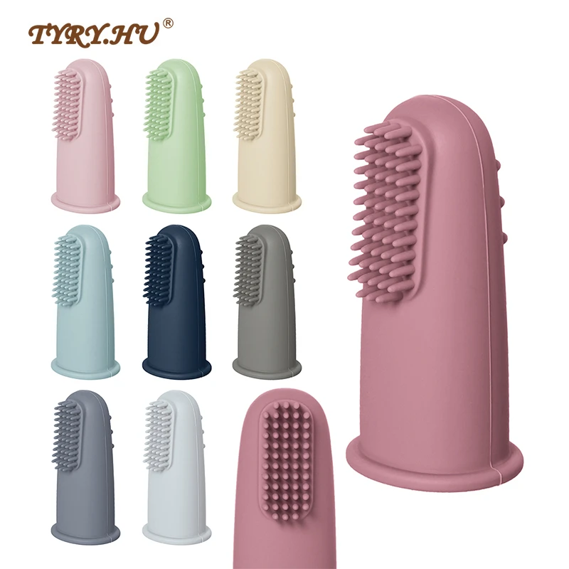 Baby Soft Finger Toothbrush BPA Free Silicone Infant Tooth Teeth Clean Brush Food Grade Silicone Bebes Oral Health Care