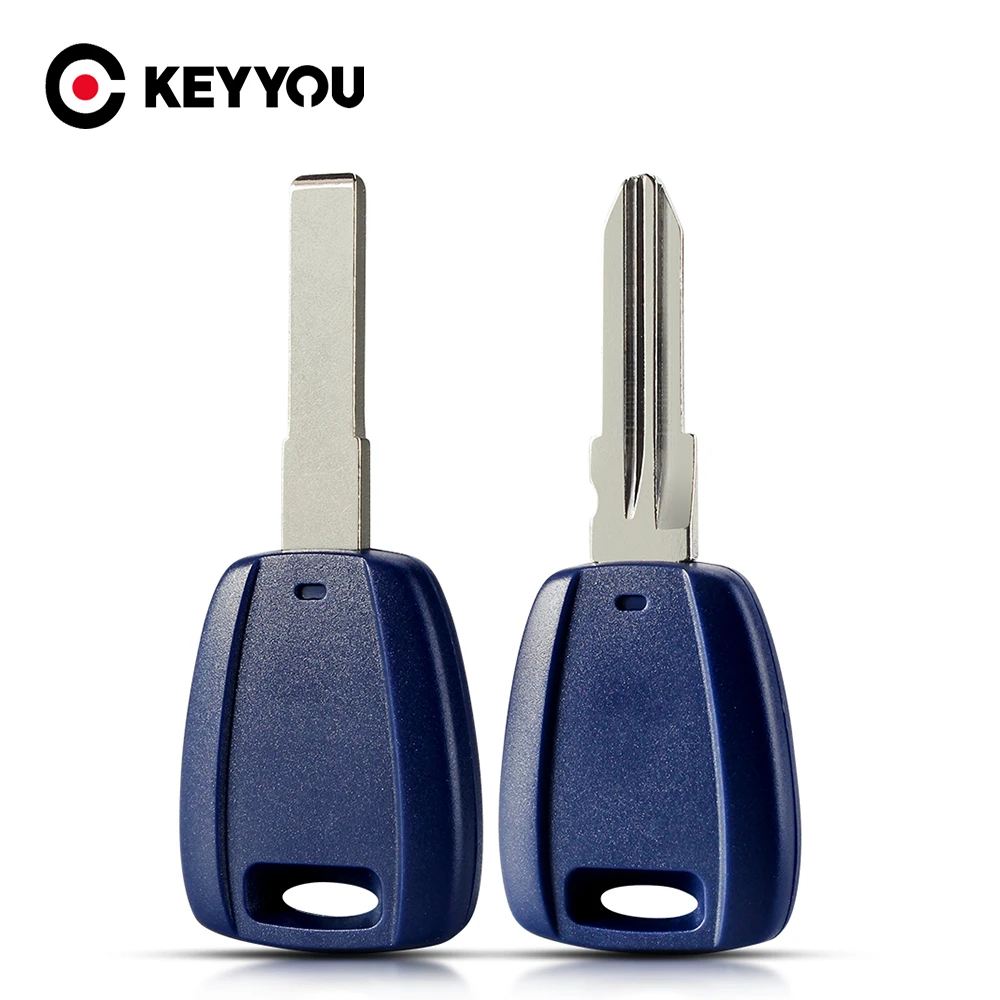 KEYYOU Transponder Key Shell Fit For Fiat Bravo Punto Ducato Daily Scudo Fob With T5 Chip SIP22/GT15R