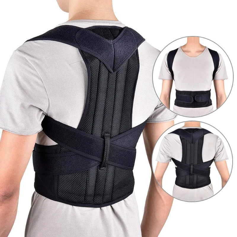 Adjustable Posture Corrector Corset Breathable Back Support Shoulder Lumbar Brace Support Straight Corrector for Men Women