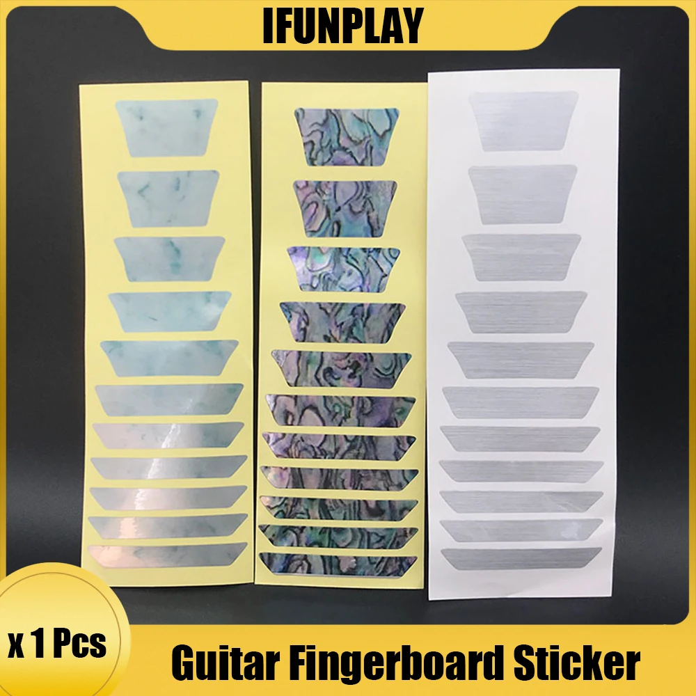 DIY Electric Acoustic Guitar Inlay Sticker Positioning Imitation Abalone Fretboard Decals Fingerboard Sticker Guitarra Parts