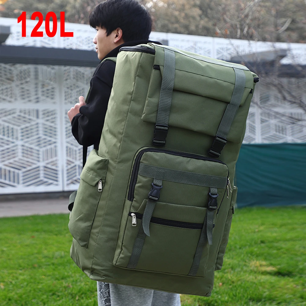 120L Large Military Bag Tactical Backpack Outdoor Waterproof Assault Luggage Bags Sport Trekking Camping Travel Bag  Men X224A