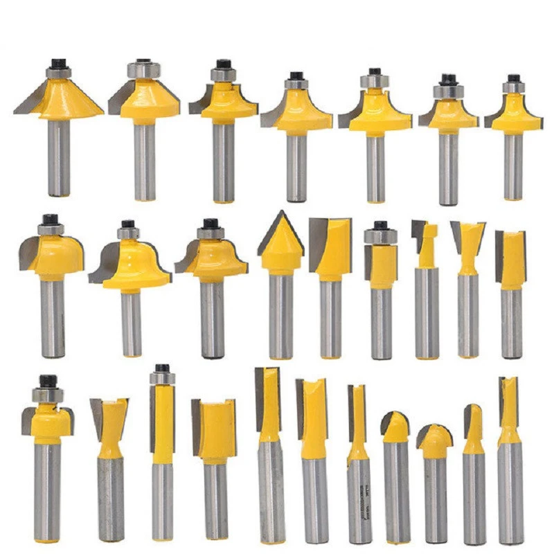 1pc 8mm Shank Template Trim Hinge Mortising Wood Router Bit Dovetail Milling Cutters For Wood Woodworking Tools Cheap Price