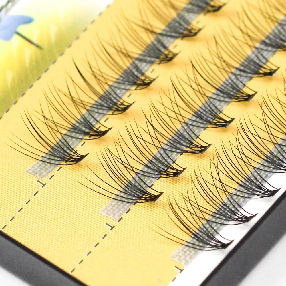 1 box of 60 grafted eyelashes, false eyelashes, natural individual eyelashes, small eyelashes, eyelash extension tools