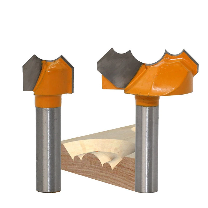 1Pc 8mm Shank Classical Double Ball Flutle Wood Router Bit C3 Carbide Woodworking Engraving Cutter Tools Cheap Price