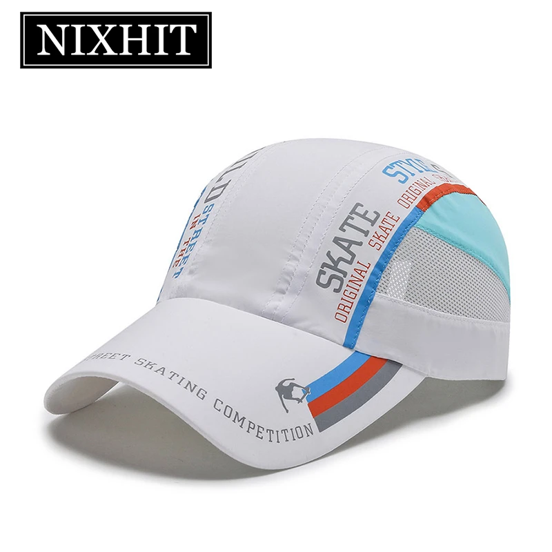 New Summer Quick Drying Thin Breathable Baseball Cap Men Women Sport Outdoor Hiking Mountaineering Cycling Fishing Hat Bone A143