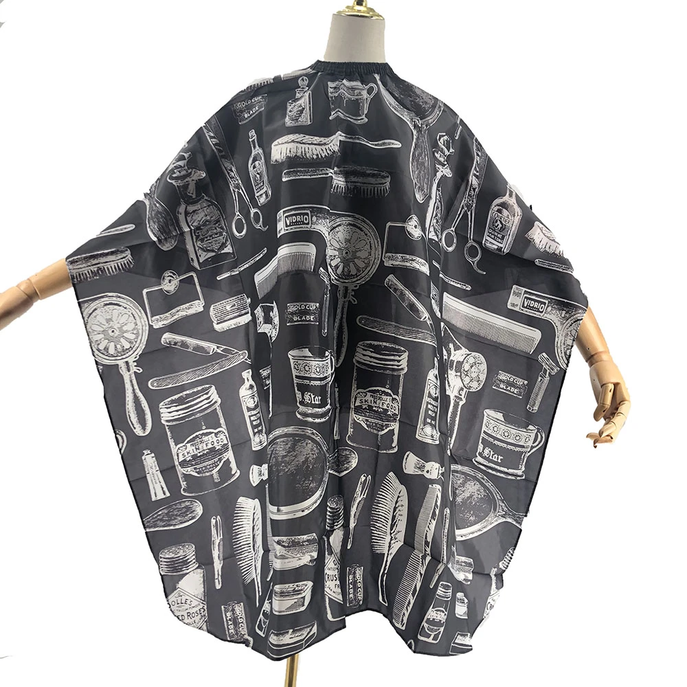 Best Selling 2019 products Pattern Cutting Hair Waterproof Cloth Salon Barber Cape Hairdressing Hairdresser Apron Haircut capes