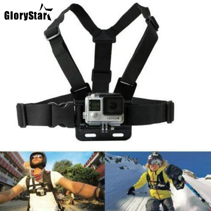 Chest Strap mount belt for Gopro hero 7 6 5 Xiaomi yi 4K Action camera Chest Mount Harness for Go Pro SJCAM SJ4000 sport cam fix