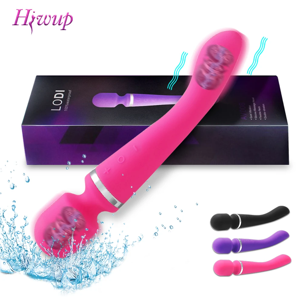 20 Speeds Powerful Dildo Vibrator AV Magic Wand Sex Toys for Women Couple G Spot Massager Clitoris Stimulator Goods for Adult 18