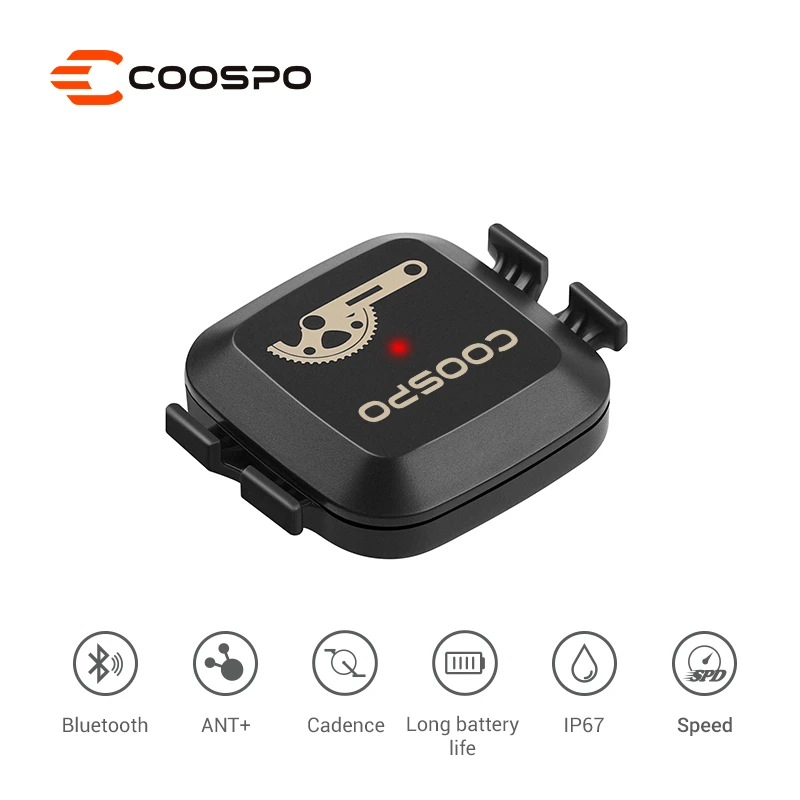 CooSpo Cadence Speed Rpm Sensor Bluetooth 4.0 ANT+ Road Bike Mtb Sensor For Wahoo Garmin Bike Computer