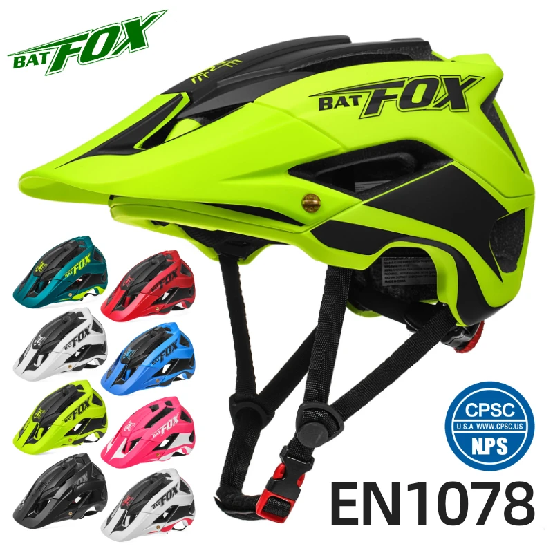 BATFOX bike helmet Women Men cycling helmet 2021 Adult 56-62cm mtb helmets bicycle helmets casco bicicleta mujer fox mtb casco