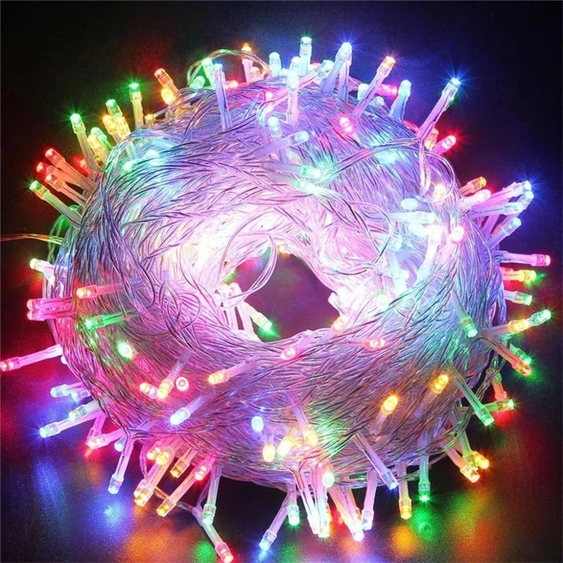 1-10M 7Colors LED Fairy Light Battery Operated String Lights Outdoor Waterproof LED Night Light Christmas Birthday Party Decor