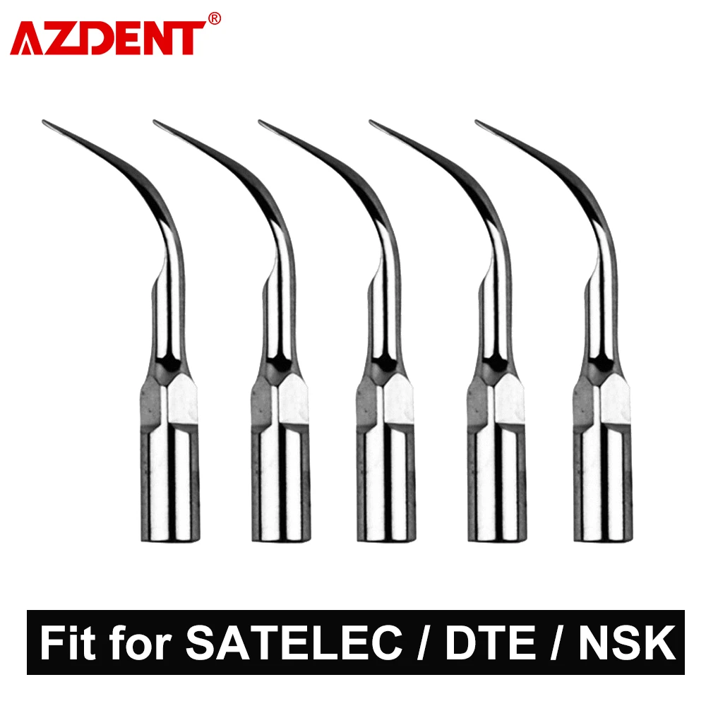 5pcs Dental Ultrasonic Scaler Tip Scaling Periodontics Endodontics Fit SATELEC DTE NSK Ultrasonic Scalers