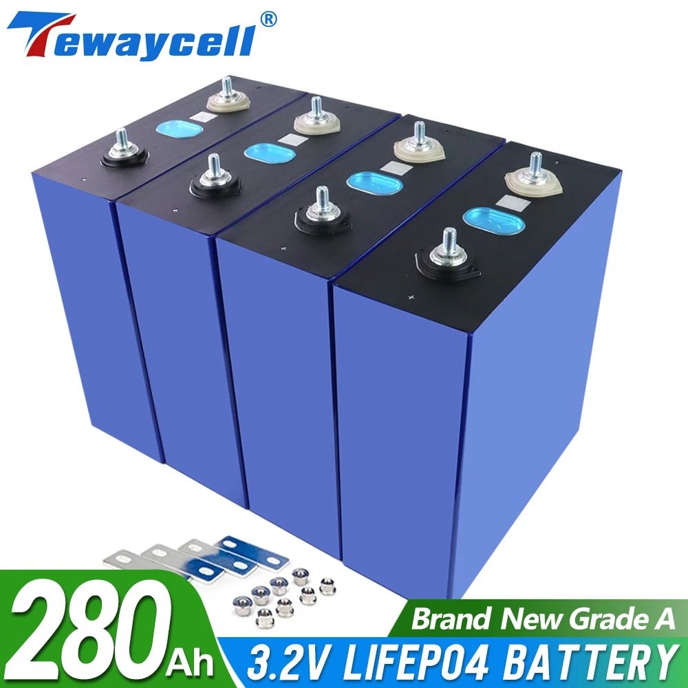 NEW 280Ah 240Ah 200Ah lifepo4 battery 12V Grade A Rechargeable battery pack 3.2V Lithium Iron Phosphate Prismatic Solar System